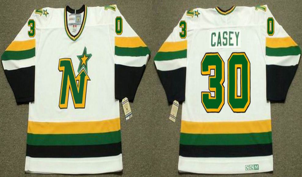 2019 Men Dallas Stars 30 Casey White CCM NHL jerseys